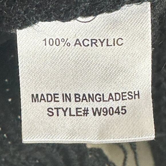 Fashion Nova Oversized Distressed Sweater Womens M Black Grunge Edgy Streetwear - Picture 7 of 7